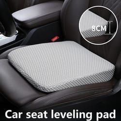 thickened memory foam car seat height pad – beveled ergonomic leveling cushion