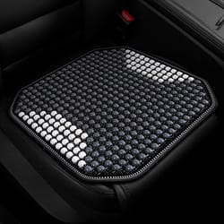 natural wooden bead cooling seat cushion – breathable massage support for car & home