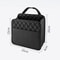 Luxury Quilted Leather Seat Back Organizer MultiFunctional Folding Storage Hub 6