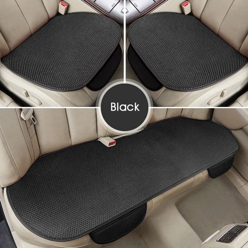 Ice Silk Breathable Car Seat Cushion Summer Cooling AntiSlip Protector 2