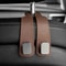 Luxury Suede DoubleEnded Car Hook MultiFunctional Headrest Storage Phone Holder 7