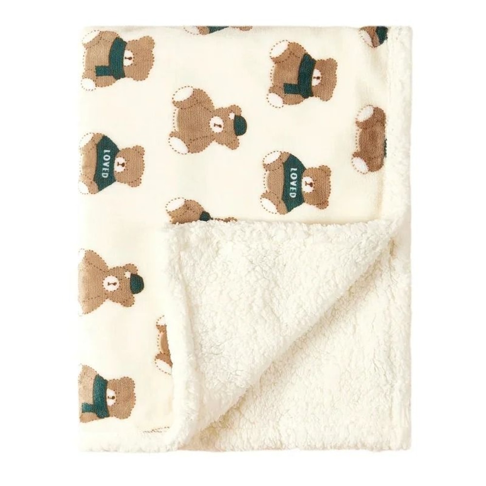 Ultimate Winter Baby Swaddle Wrap UltraWarm Lamb Fleece Flannel Quilt For Newborns 2