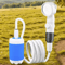 Portable USB Rechargeable Shower Head And Garden Hose Nozzle 6