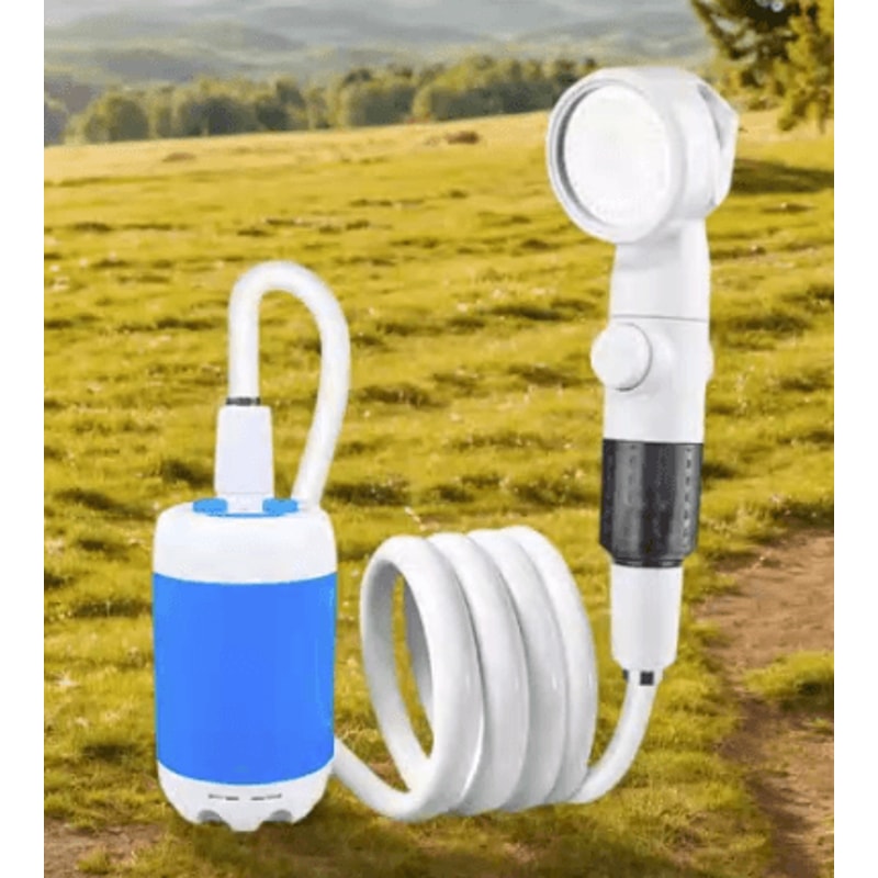 Portable USB Rechargeable Shower Head And Garden Hose Nozzle 6