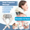 Brushless Motor Neck Shoulder Massager Wireless 26W DeepKneading Thermal Massage Shawl 1