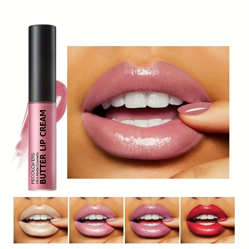 Hydrating Butter Gloss NonSticky Nude Lip Finish With Essential Oils 1