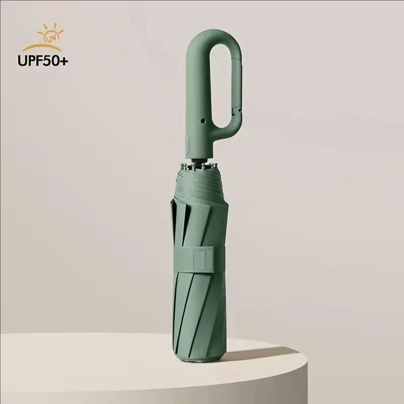Fully Automatic ExtraLarge Windproof Umbrella Innovative Ring Buckle Handle DualLayer UV Protecti 10