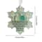 Clear Acrylic Snowflake Pendant 2D Flat Festive Ornament For Holiday Home Decor 5