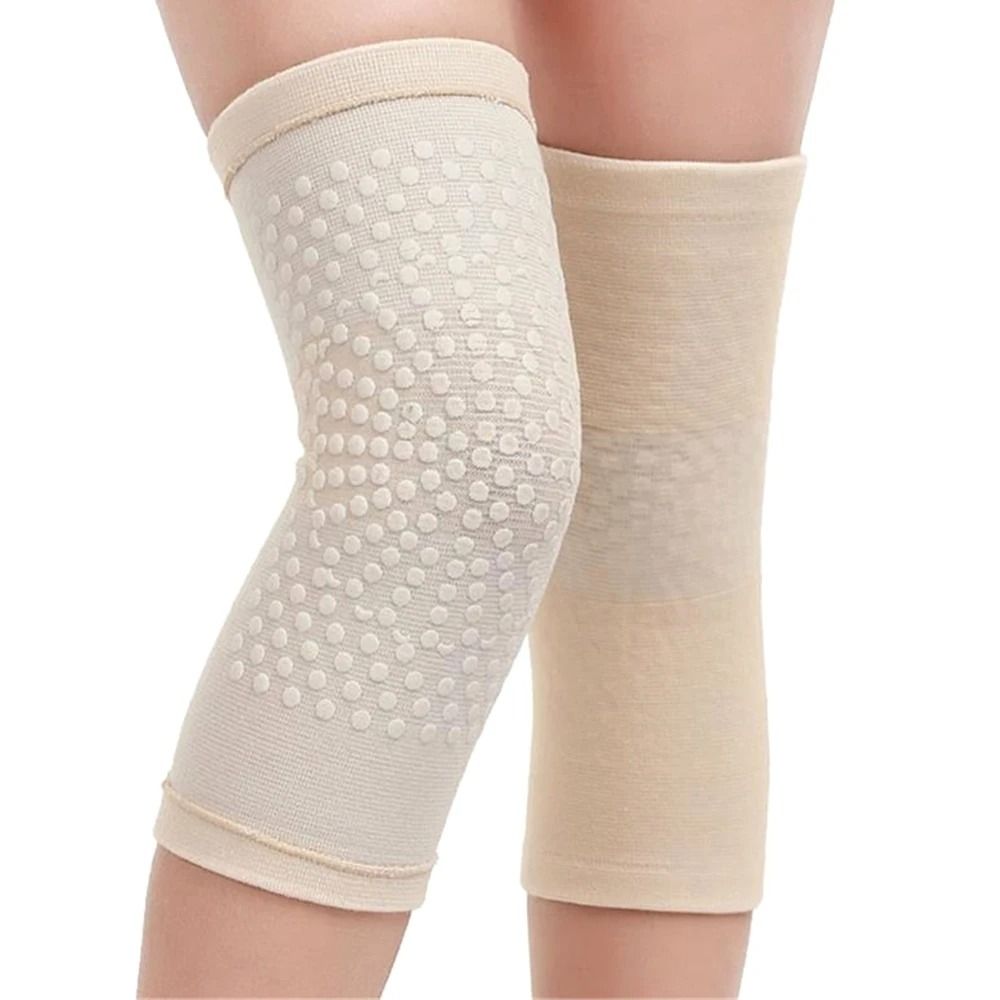 SelfHeating Knee Support Braces 2Piece Warm Compression Sleeves For Joint Relief 7