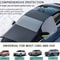 Thickened Aluminum Magnetic Car Snow Cover AllWeather Oxford Cloth Windshield Protector 1
