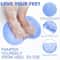 Shower Foot Scrubber Back Washer Mat WallMounted Exfoliating Massage Pad 3