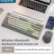 Wireless Gaming Keyboard 87Key Bluetooth DualMode With Rainbow RGB 11