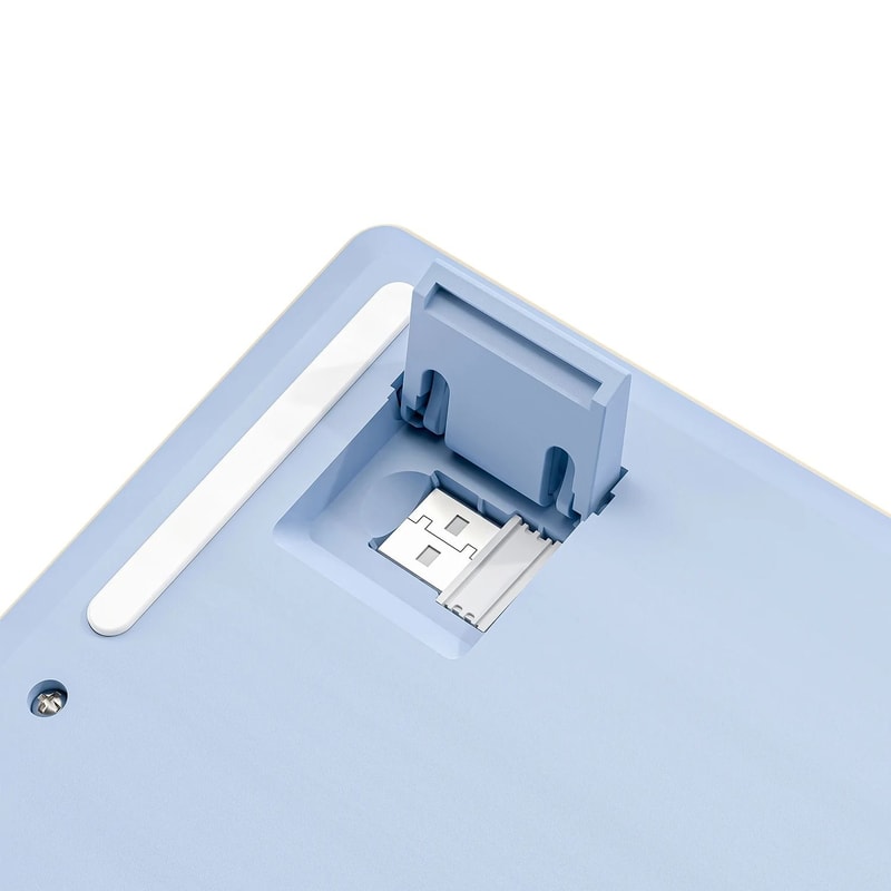 Wireless Gaming Keyboard 87Key Bluetooth DualMode With Rainbow RGB 4