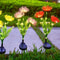 Solar Garden Flower Lights Outdoor Decorative Floral Shore Lights For Courtyard Lawn 2