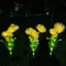 Solar Garden Flower Lights Outdoor Decorative Floral Shore Lights For Courtyard Lawn 8