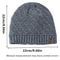 Unisex Peak Label Winter Beanie Plush FurLined Warm Knitted Hat 6