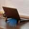 Portable Foldable Wooden Laptop Stand Ergonomic 12 Cooling Ventilation Set 4