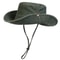 Washed Bucket Hat Large Brim Outdoor Fisherman Cap For Sun Protection 10