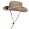 Washed Bucket Hat Large Brim Outdoor Fisherman Cap For Sun Protection 2