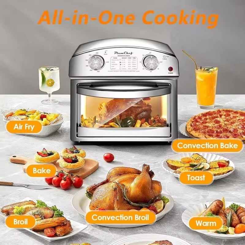 13QT Multifunctional Air Fryer Convection Oven Large Capacity Digital Toaster Oven 2