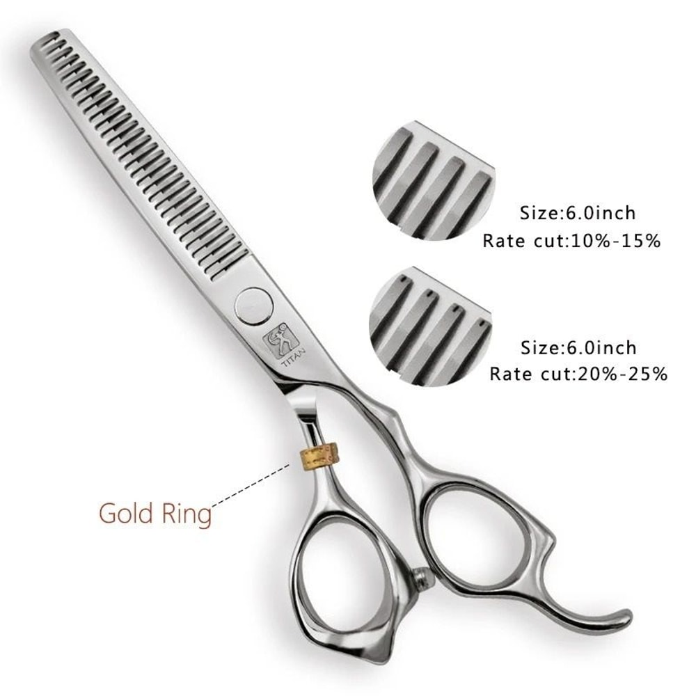 Professional 3D Hairdressing Shears Precision Barber Cutting Scissors 3