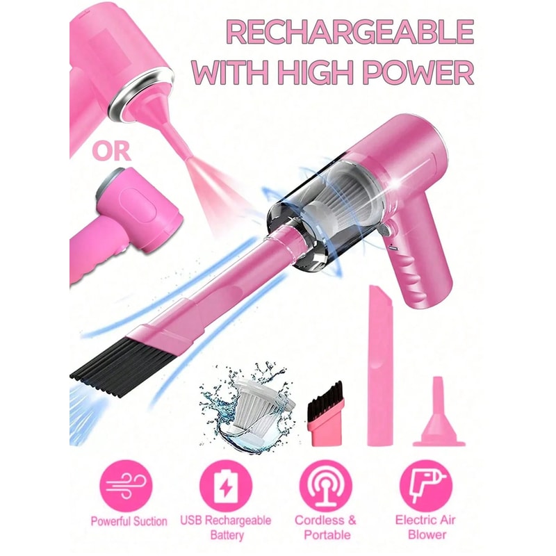 3in1 Wireless Vacuum Cleaner Integrated Suction Blowing Pumping System 5