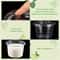 50Piece Disposable Plastic Cup Set With Lids 55oz Clear Containers For Snacks Desserts 2