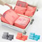 6Piece Travel Storage Bag Set Large Capacity Luggage Clothes Organizer 0
