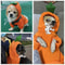 Cute Carrot Dog Hoodie Warm Fleece Puppy Sweater Coat 3