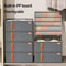 Dark Grey Underwear Storage Box MultiGrid Drawer Wardrobe Organizer 1