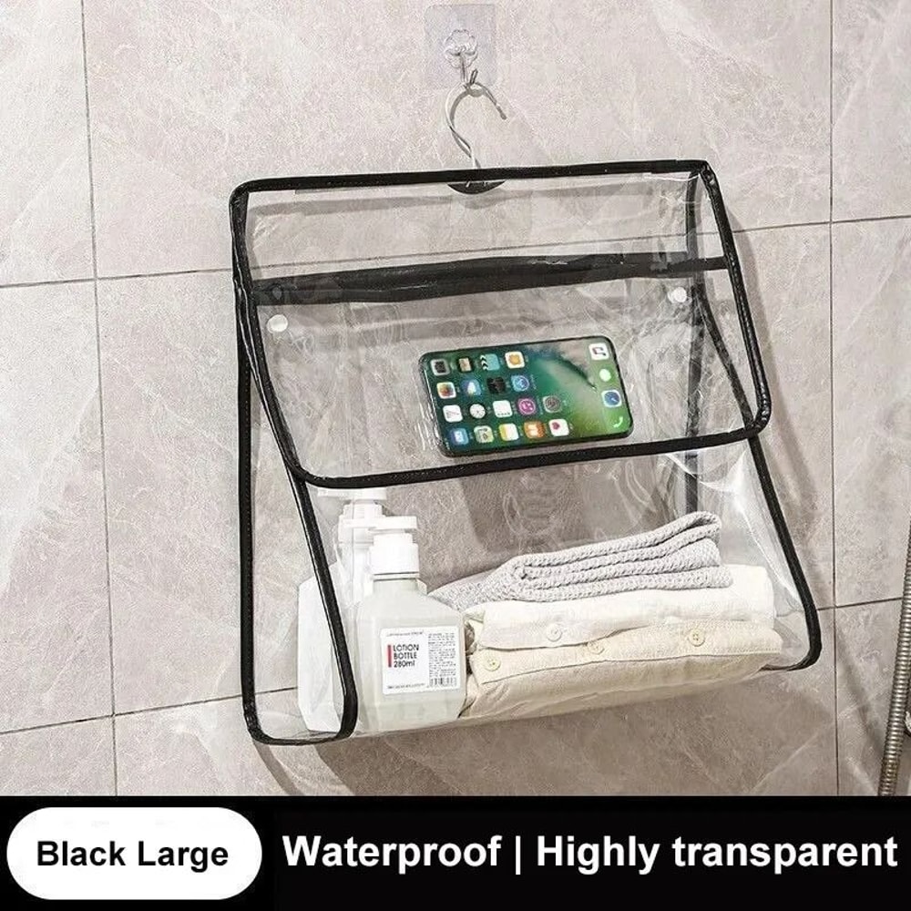 Waterproof Hanging Bathroom Bag Transparent Storage For Clothing Tech 4