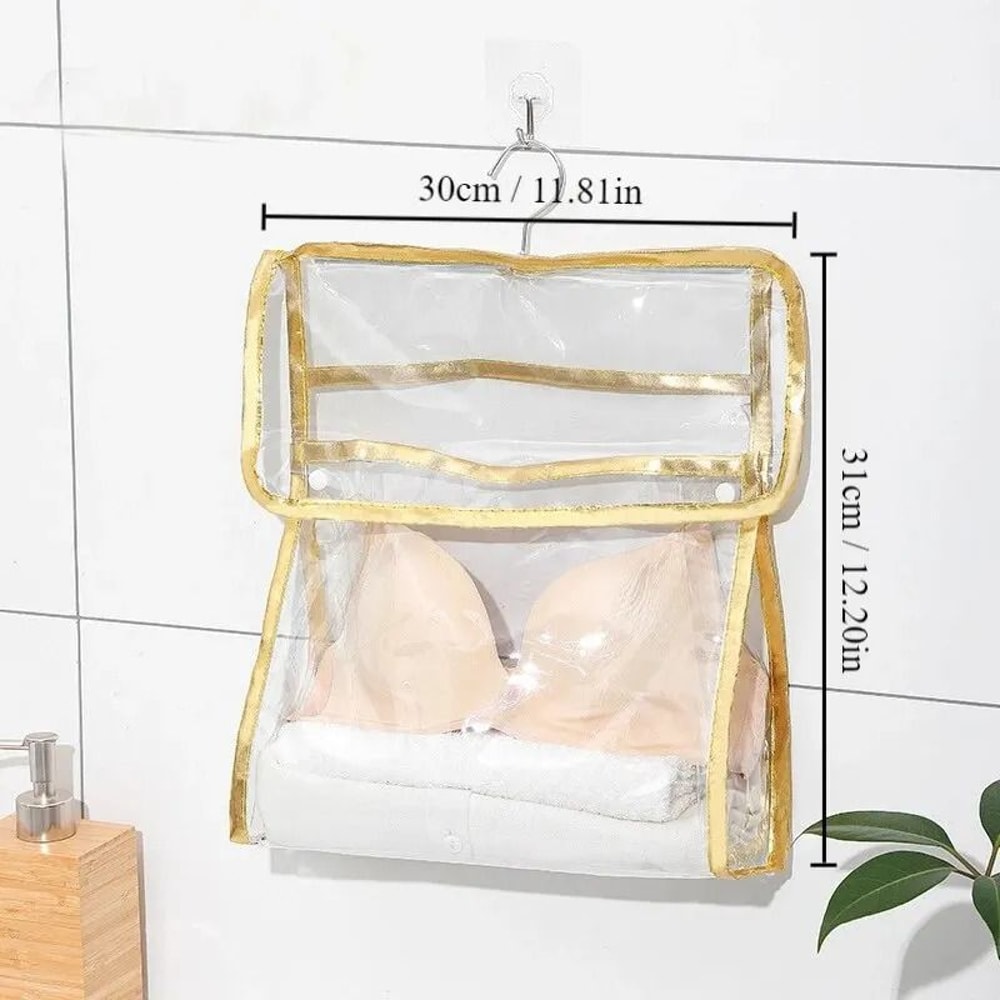 Waterproof Hanging Bathroom Bag Transparent Storage For Clothing Tech 5