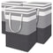 Large Capacity Cotton Linen Laundry Basket Waterproof Foldable Storage Bag 0