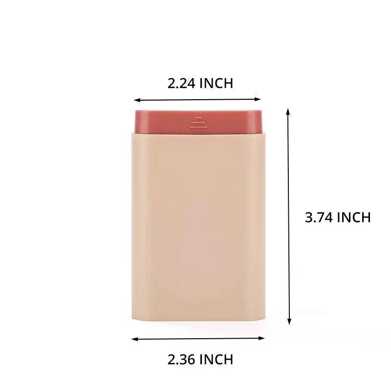 6Grid Rectangle Medicine Box Portable Vitamin Pill Storage Case 9