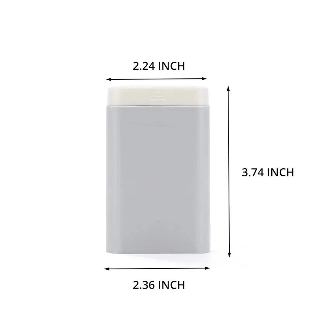 6Grid Rectangle Medicine Box Portable Vitamin Pill Storage Case 11