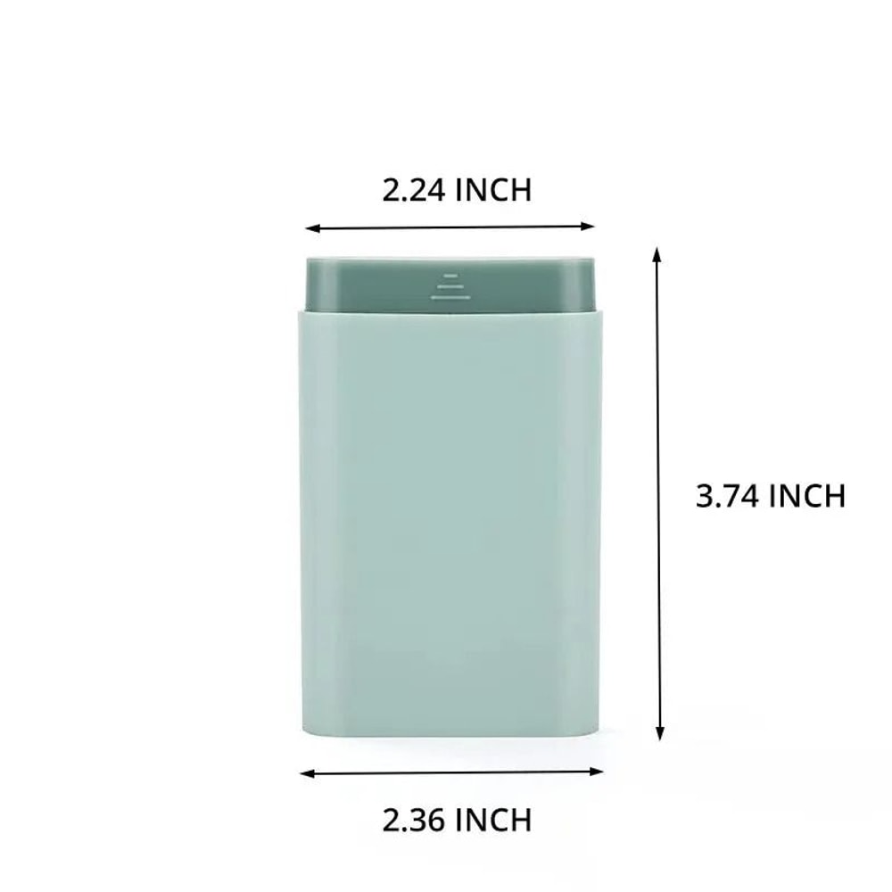 6Grid Rectangle Medicine Box Portable Vitamin Pill Storage Case 7