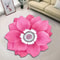 FlowerShaped Memory Foam Carpet Slow Rebound Coral Velvet Rug 1
