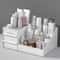 White MultiTier Drawer Makeup Storage Box Desktop Cosmetics Skin Care Organizer 0
