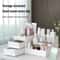 White MultiTier Drawer Makeup Storage Box Desktop Cosmetics Skin Care Organizer 2