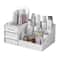 White MultiTier Drawer Makeup Storage Box Desktop Cosmetics Skin Care Organizer 7