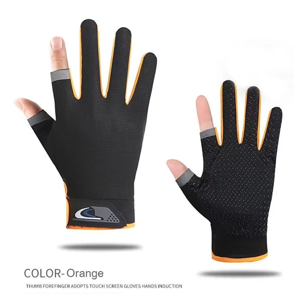 Summer Performance Fishing Cycling Gloves SunProof Breathable Touchscreen Mitts 1
