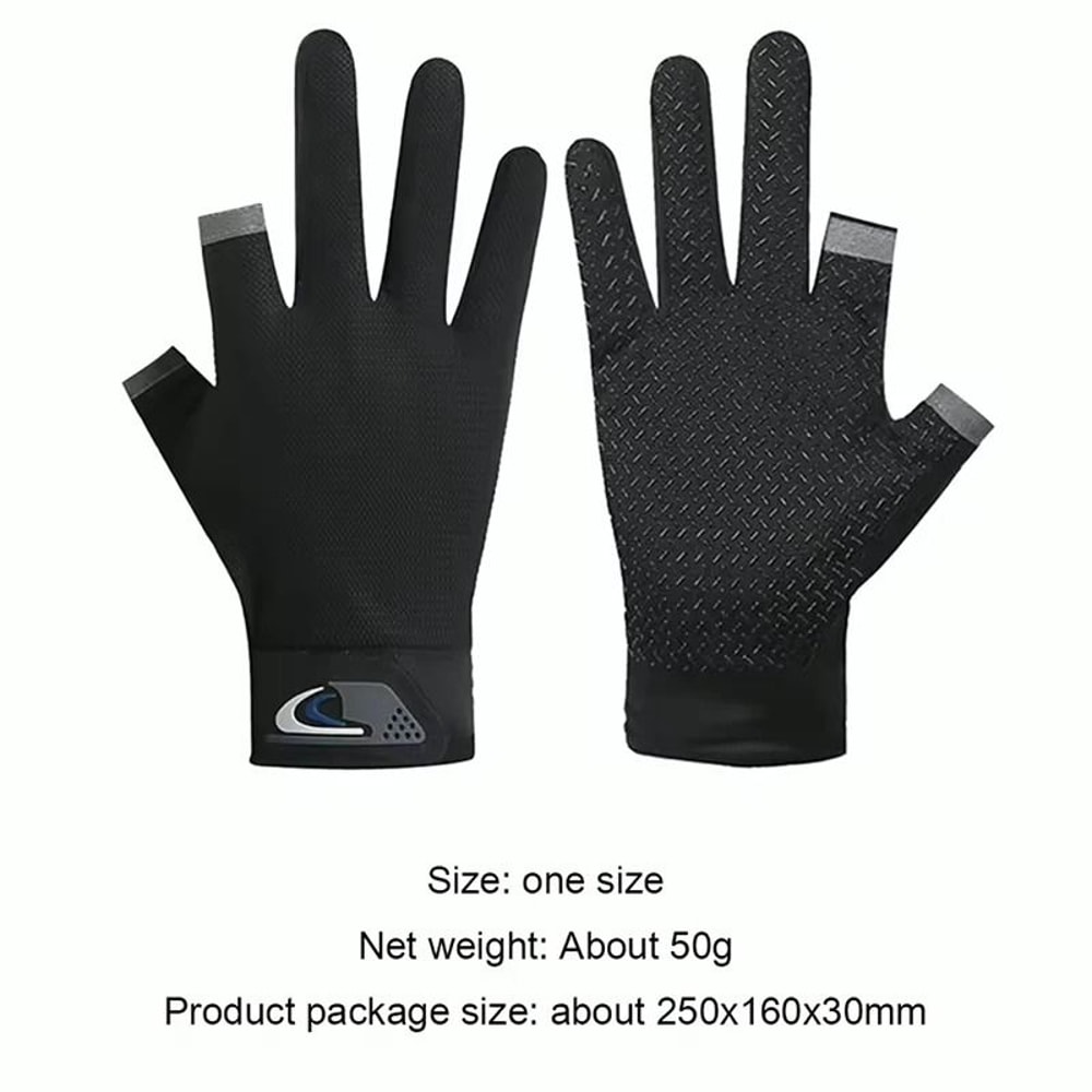 Summer Performance Fishing Cycling Gloves SunProof Breathable Touchscreen Mitts 5