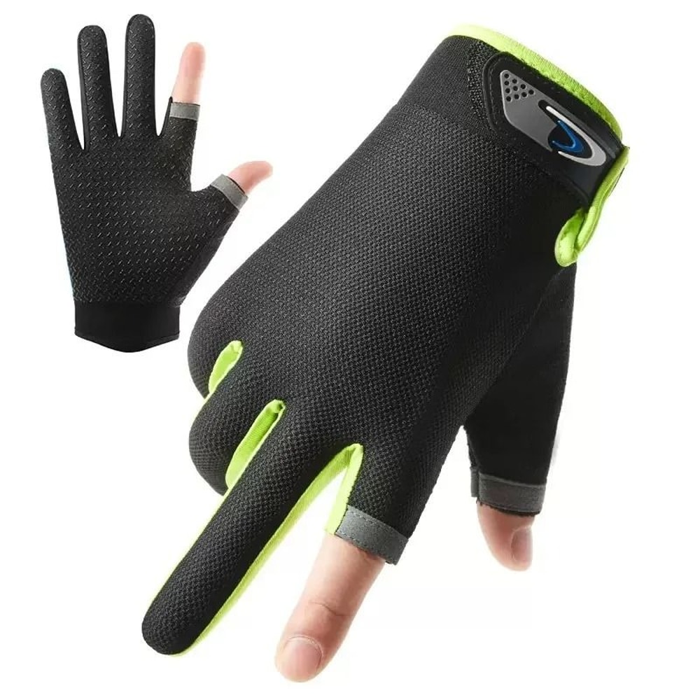 Summer Performance Fishing Cycling Gloves SunProof Breathable Touchscreen Mitts 6