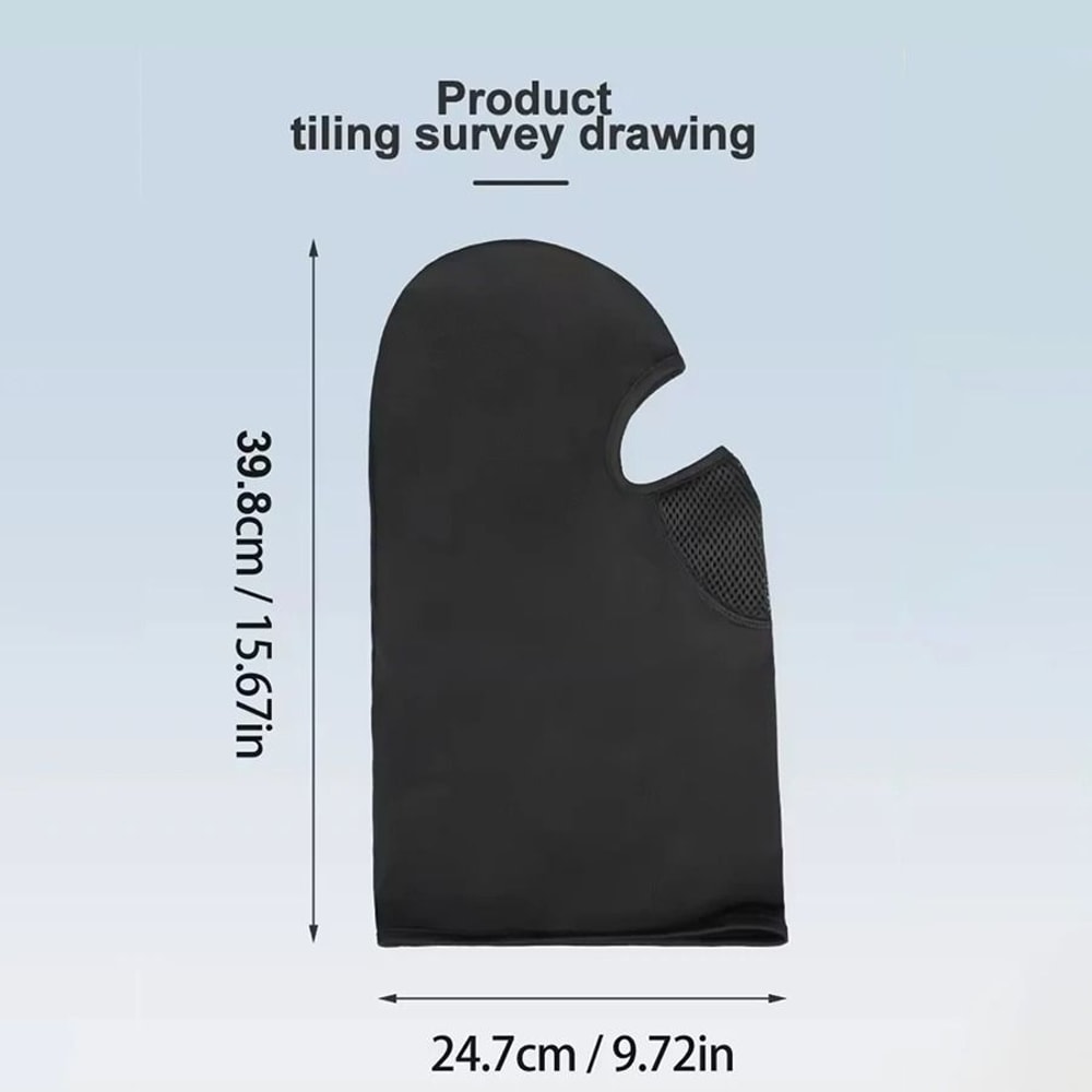 Motorcycle Riding Balaclava Wind Protection Thermal Warmth Full Face Mask 2