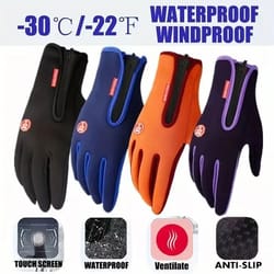 outdoor thermal cycling gloves – anti-slip autumn & winter bicycle protection
