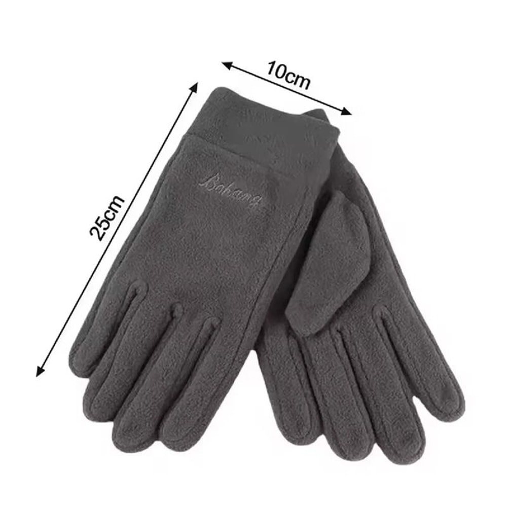 Mens Womens Thicken Thermal Winter Gloves Windproof Fleece Skiing Cycling Mittens 3