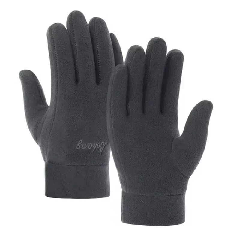 Mens Womens Thicken Thermal Winter Gloves Windproof Fleece Skiing Cycling Mittens 5