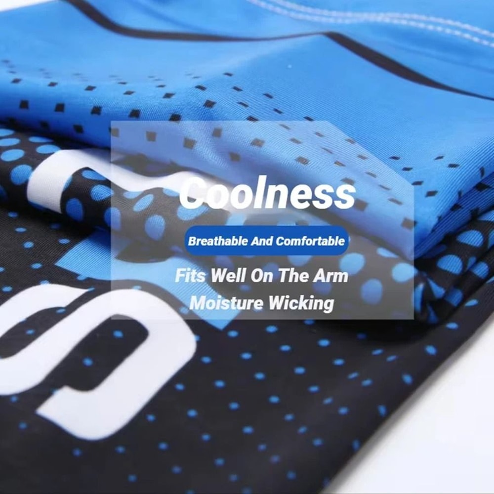 Summer Ice Silk Sunscreen Sleeves Cooling UV Protection AntiSlip Arm Covers 3