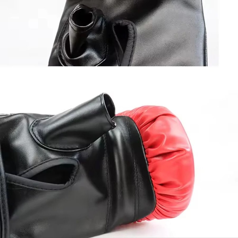 Training Boxing Gloves Adults Unisex Sanda Exercise Leather Mitts 2