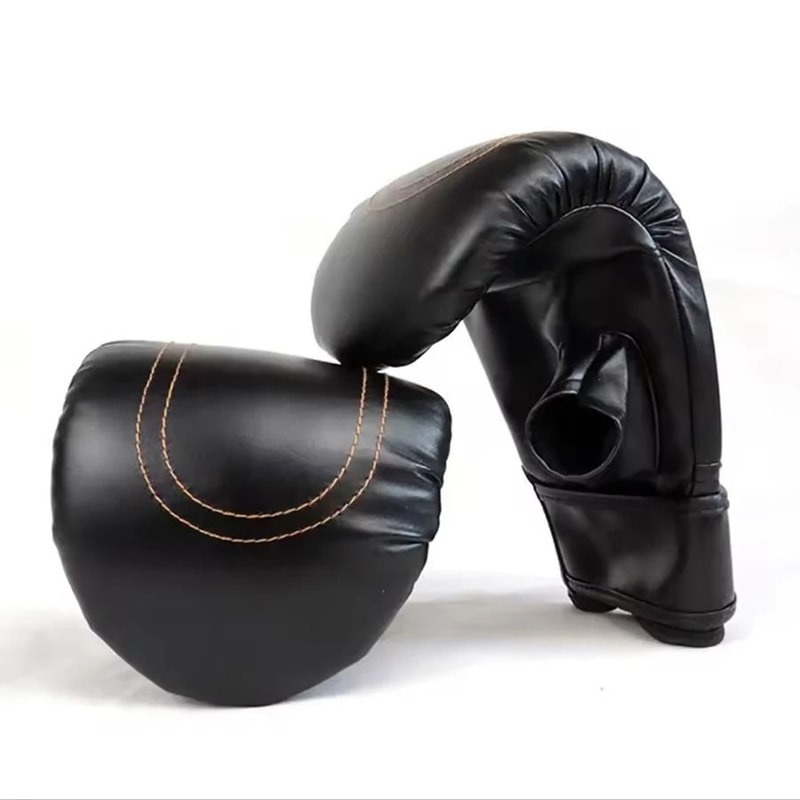 Training Boxing Gloves Adults Unisex Sanda Exercise Leather Mitts 5